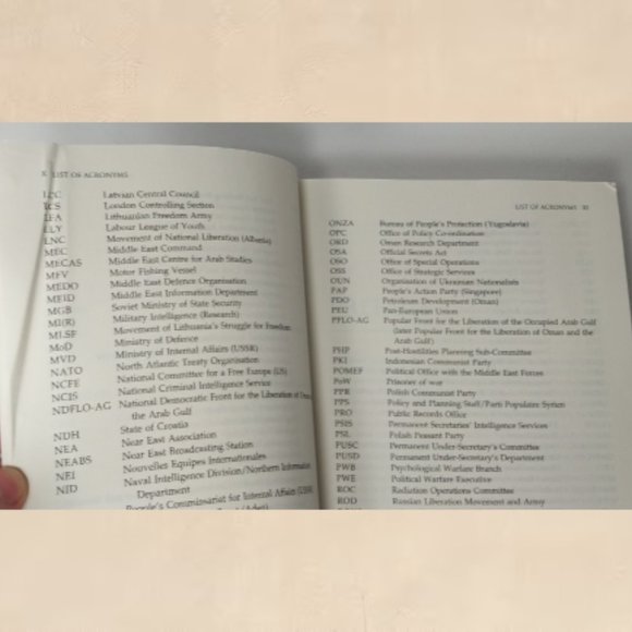 Political Science Reference Study Book MI6 Covert World Secret by Stephen Dorril - Picture 6 of 8